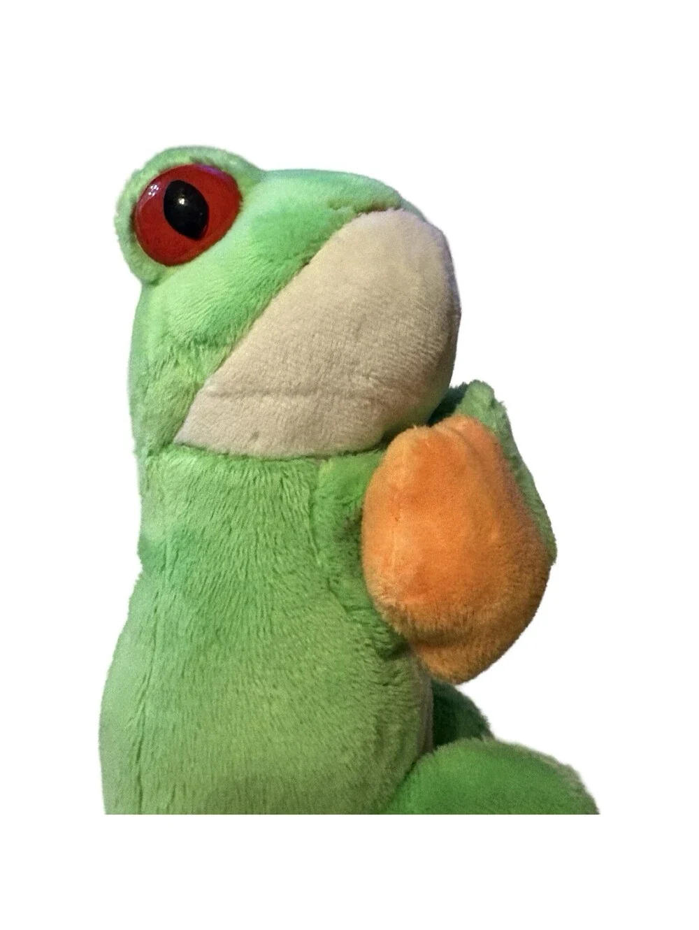 Huggers - Red Eyed Tree Frog Wild Republic Plush Slap Bracelet Green